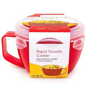 rapid noodle/soup bowl | microwave soup & noodles in minutes | perfect for dorm, small kitchen, or office | dishwasher-safe, microwaveable, & bpa-free