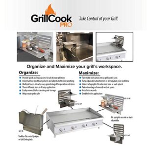 BK Resources GCP-6PH GrillCook Pro Replacement 1/6th Pan Holder Attachment, Stainless Steel