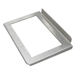bk resources gcp-9ph grillcook pro replacement 1/9th pan holder attachment, stainless steel