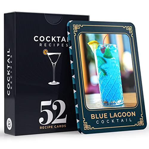 52 Cocktail & Mixed Drink Recipes Flash Cards – Simple & Easy Step Instructions & Tricks – Comprehensive Mixology Concoction Guide & Ingredient List – Master the Entertaining Art - Home Made Bartender
