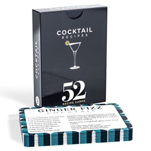 52 Cocktail & Mixed Drink Recipes Flash Cards – Simple & Easy Step Instructions & Tricks – Comprehensive Mixology Concoction Guide & Ingredient List – Master the Entertaining Art - Home Made Bartender