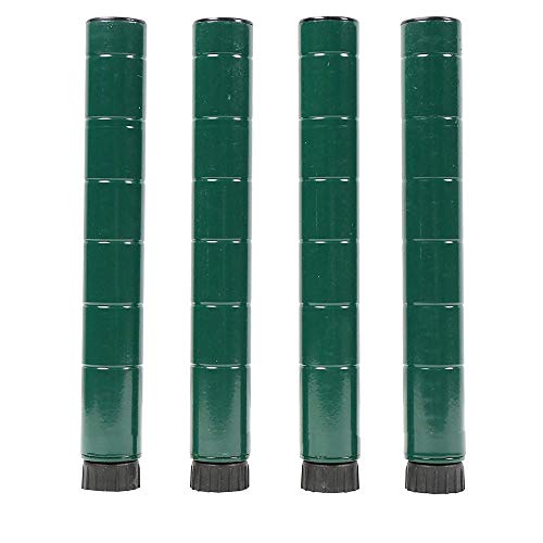 Regal Altair Green Epoxy Wire Shelving Posts | Pack of 4 Posts | NSF Commercial Heavy Duty (Green Epoxy Wire Shelving Posts, 74''H)