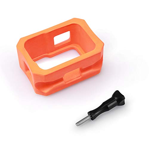 Floaty for GoPro Hero 11 / Hero10 / Hero 9 - Float Housing Case Cover for Camera Anti-Sink Floating Accessory - Orange