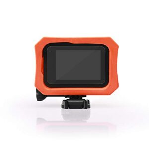 Floaty for GoPro Hero 11 / Hero10 / Hero 9 - Float Housing Case Cover for Camera Anti-Sink Floating Accessory - Orange