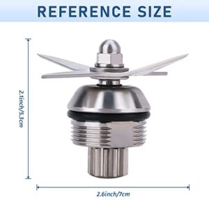 Wet Blender Blade Replacement Part, Premium Stainless Steel Ice Blade Assembly Cups Repair Replacement Part Compatible with Vitamix 5200 Series 32oz and 64oz Mixer Containers accessories Kitchen