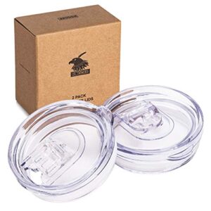 skinny tumbler replacement lid fits for skinny tumbler 2.73-2.75 inches in diameter,2 pack splash resistant lids sliding covers, bpa free