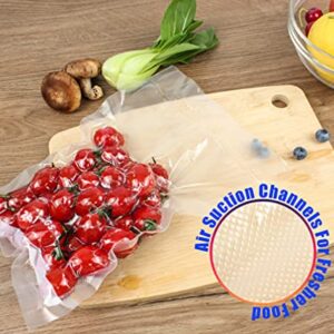 3 Pack- 11" x 16' Vacuum Seal Roll. Compatible With All Food Saver Vacuum Seal Machines, Heavy Duty, BPA-Free & Freezer Safe, Cut to Size. 24/7 Bags