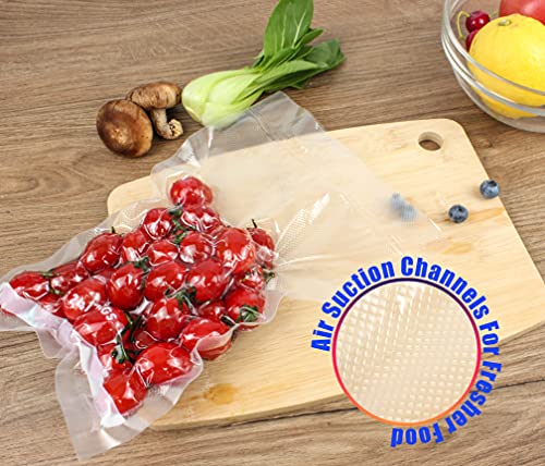 3 Pack- 11" x 16' Vacuum Seal Roll. Compatible With All Food Saver Vacuum Seal Machines, Heavy Duty, BPA-Free & Freezer Safe, Cut to Size. 24/7 Bags