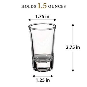 Lillian Rose Set of 6 Shot Glasses, 6 Count (Pack of 1), Clear