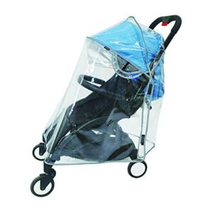 universal rain cover for strollers, with reflective edges for safe walking at night, thick and resistant to pollutants