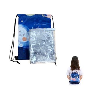 Universal rain Cover for Strollers, with Reflective Edges for Safe Walking at Night, Thick and Resistant to pollutants