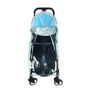 Universal rain Cover for Strollers, with Reflective Edges for Safe Walking at Night, Thick and Resistant to pollutants