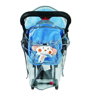 Universal rain Cover for Strollers, with Reflective Edges for Safe Walking at Night, Thick and Resistant to pollutants