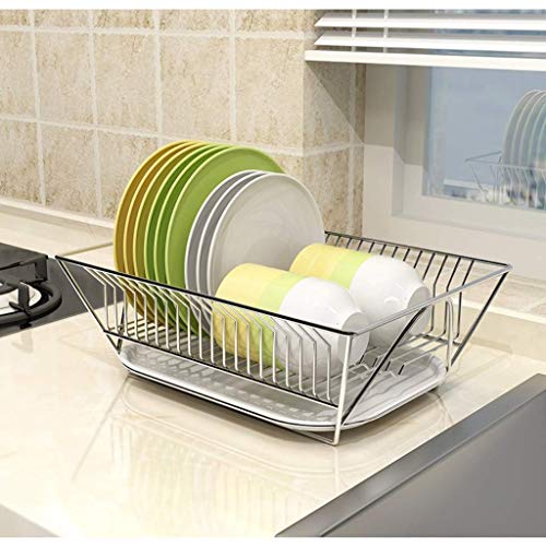 STRAW Single-layer Drain Bowl Rack,Rack Set Dish Drainer Drain Board and Utensil Holder Simple Easy to Use