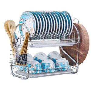 straw drain rack - tableware drying rack, kitchen double drain rack, shelf storage rack, stainless steel display rack, tableware rack