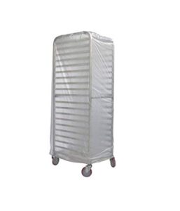 bun pan rack cover with open end for standard 52" x 80" racks by polynova nissen | 50/case