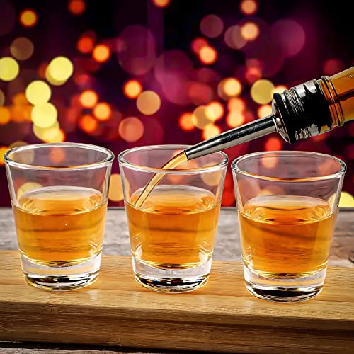 INFTYLE Shot Glasses Set of 24- 2oz /60ml Clear Shot Glass with Heavy Base Shot Glasses Bulk for Whiskey, Tequila, Vodka, Liqueur, Bars