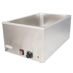 hakka 20" x 12" full size electric countertop food warmer - 120v, 1200w