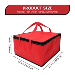 DOITOOL Thermal Delivery Bag Insulated Pizza Food Delivery Bag Delivery Package Bags Hot and Cold Food Delivery Bag for Delivery Driver