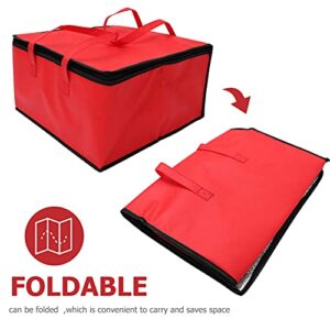 DOITOOL Thermal Delivery Bag Insulated Pizza Food Delivery Bag Delivery Package Bags Hot and Cold Food Delivery Bag for Delivery Driver