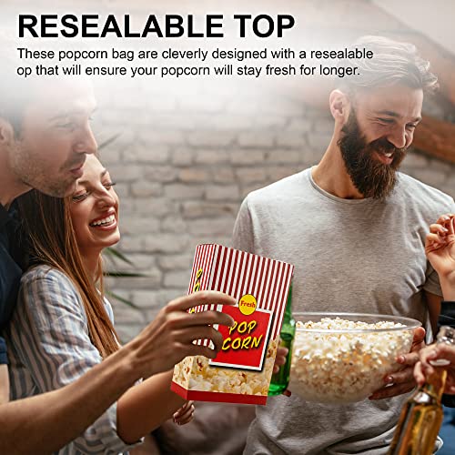 MT Products Small Popcorn Boxes for Party - 1 oz. (Pack of 50) - #2 Popcorn Buckets With Close Top - Great for Movie Theater, Circuses, and Stadium