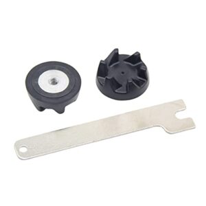 9704230 Blender Coupler with Spanner Kit and 9704291 Blender Blade 4 Leaf With Rubber Gasket Seal, Part Number WP9704230VP, WP9704230, 9704267 9706716 Compatible with KitchenAid KSB5 KSB3, Pack of 5