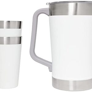 Stanley 10-10390-002 The Stay-Chill Classic Pitcher Set Polar 64OZ / 1.9L + 2 x 16OZ / .47L