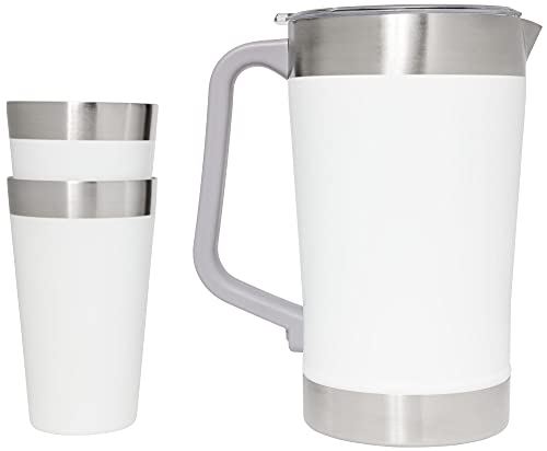 Stanley 10-10390-002 The Stay-Chill Classic Pitcher Set Polar 64OZ / 1.9L + 2 x 16OZ / .47L