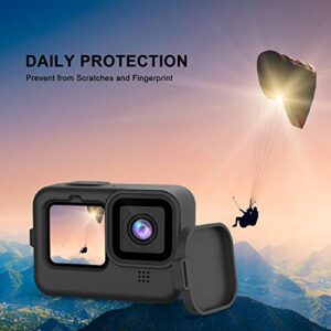 Underwater Waterproof Housing Case Bundle, Waterproof Case+Tempered Glass Screen Protector+ Silicone Case+ Carrying Case+ Anti-Fog Inserts+ Snorkel Filters