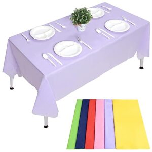 edi disposable tablecloth 12 packs (assorted colors, rectangular)