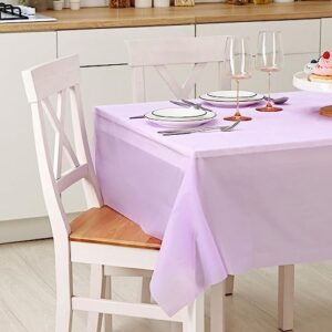 EDI Disposable Tablecloth 12 Packs (Assorted Colors, Rectangular)