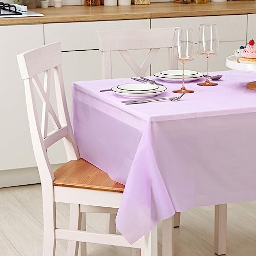 EDI Disposable Tablecloth 12 Packs (Assorted Colors, Rectangular)