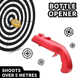 Cap Gun Beer Bottle Opener, Bottle Openers party favors [ 3 in 1 Pack] Gamer bottle opener for BBQ, Party, Bar, Drinking Bottle Opener with family, friends and drinking buddies