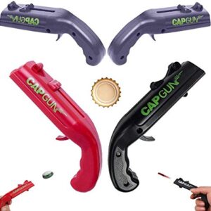 Cap Gun Beer Bottle Opener, Bottle Openers party favors [ 3 in 1 Pack] Gamer bottle opener for BBQ, Party, Bar, Drinking Bottle Opener with family, friends and drinking buddies