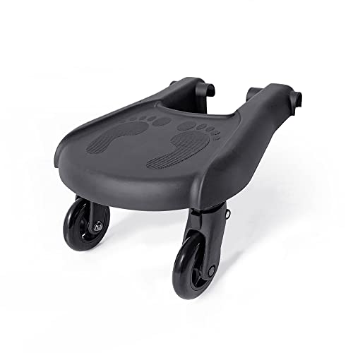 Mompush Ultimate2 Rider Board, Smooth Wheel Ride-On Stroller Board, Non-Skid Surface, Holds up to 50 Pounds