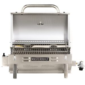 Masterbuilt MB20030819 Portable Propane Grill, Stainless Steel