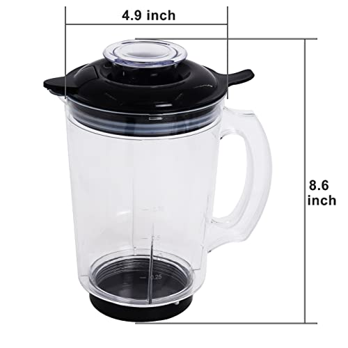 48oz Cup Replacement Parts Compatible with Magic Bullet 250w,Blender Pitcher (NOT include blade)