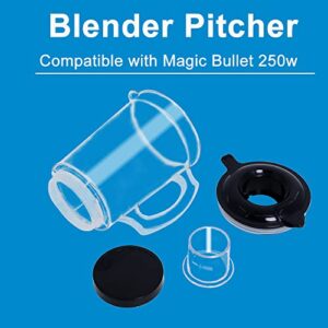 48oz Cup Replacement Parts Compatible with Magic Bullet 250w,Blender Pitcher (NOT include blade)