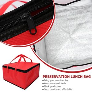 Cabilock Insulated Food Delivery Bag Hot and Cold Thermal Commercial Catering Bag Grocery Delivery Bag for Catering, Restaurants, Delivery Drivers and More