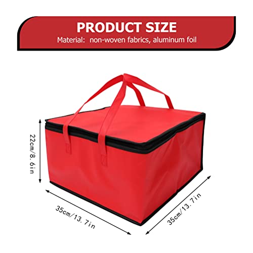 Cabilock Insulated Food Delivery Bag Hot and Cold Thermal Commercial Catering Bag Grocery Delivery Bag for Catering, Restaurants, Delivery Drivers and More