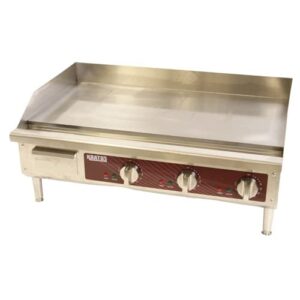 kratos 29m-007-30" commercial countertop electric griddle - 30"wx15-1/2"d cooking surface
