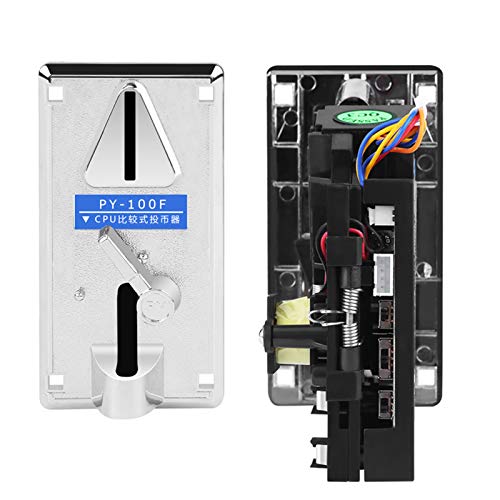 HURRISE Coin Operated Timer Controller Board, Convenient Durable Coin Acceptor Arcade Game Parts Coin Selector for Arcade Game Mechanism Vending Machine