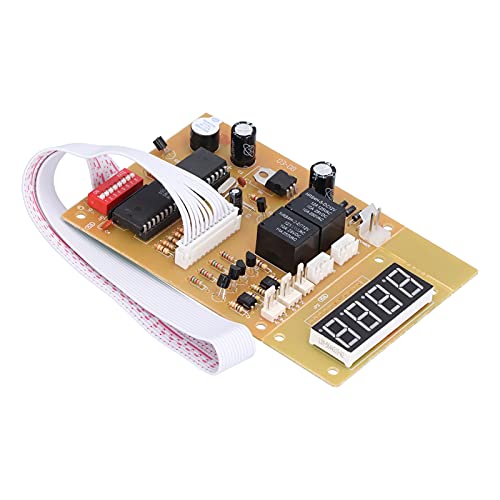 Control Timer Controller Board 4 Digits Coin Operated Timer for Coin Acceptor Selector, Pump Water, Washing Machine, Vending Machine(4-Position Control Board)