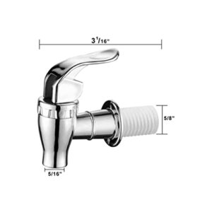 Hgzaccompany Beverage Dispenser Replacement Spigot,Push Style spigot for Beverage Dispenser Carafe, Water Dispenser Replacement Faucet