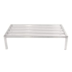 cenpro 28w-130 - commercial nsf aluminum dunnage rack - 1,500 lb. weight capacity - 48"x24"x12"