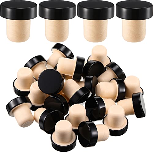 Yookeer T-shaped Stopper Cork Wine Stopper Bottle Stoppers Reusable Wine Bottle Stopper Sealing Plug Bottle Cap for Wine Beer Bottles