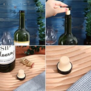 Yookeer T-shaped Stopper Cork Wine Stopper Bottle Stoppers Reusable Wine Bottle Stopper Sealing Plug Bottle Cap for Wine Beer Bottles