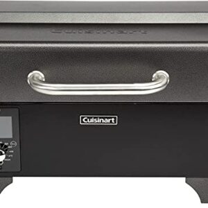 Cuisinart CPG-256 Portable Wood Pellet Grill and Smoker, Black and Dark Gray