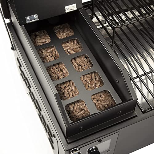 Cuisinart CPG-256 Portable Wood Pellet Grill and Smoker, Black and Dark Gray