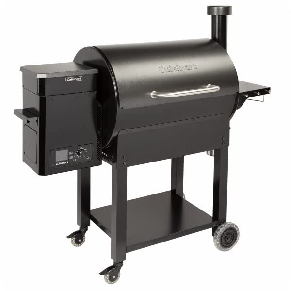 Cuisinart CPG-700 Grill and Smoker, 52"x24.5"x49.3", Deluxe Wood Pellet Grill & Smoker